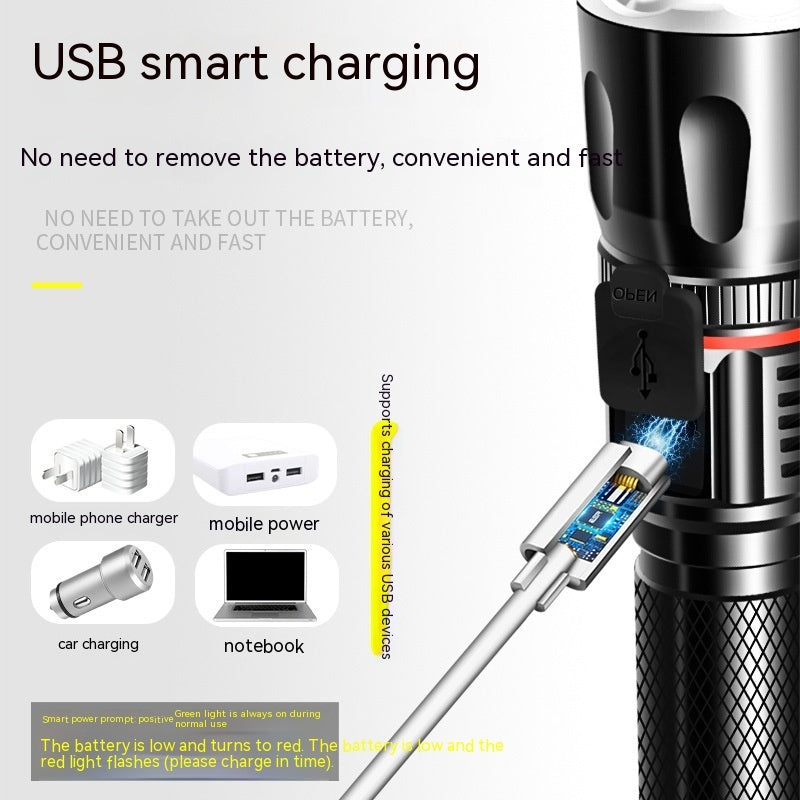 Illuminate Your Outdoor Adventures with Our Telescopic Flashlight